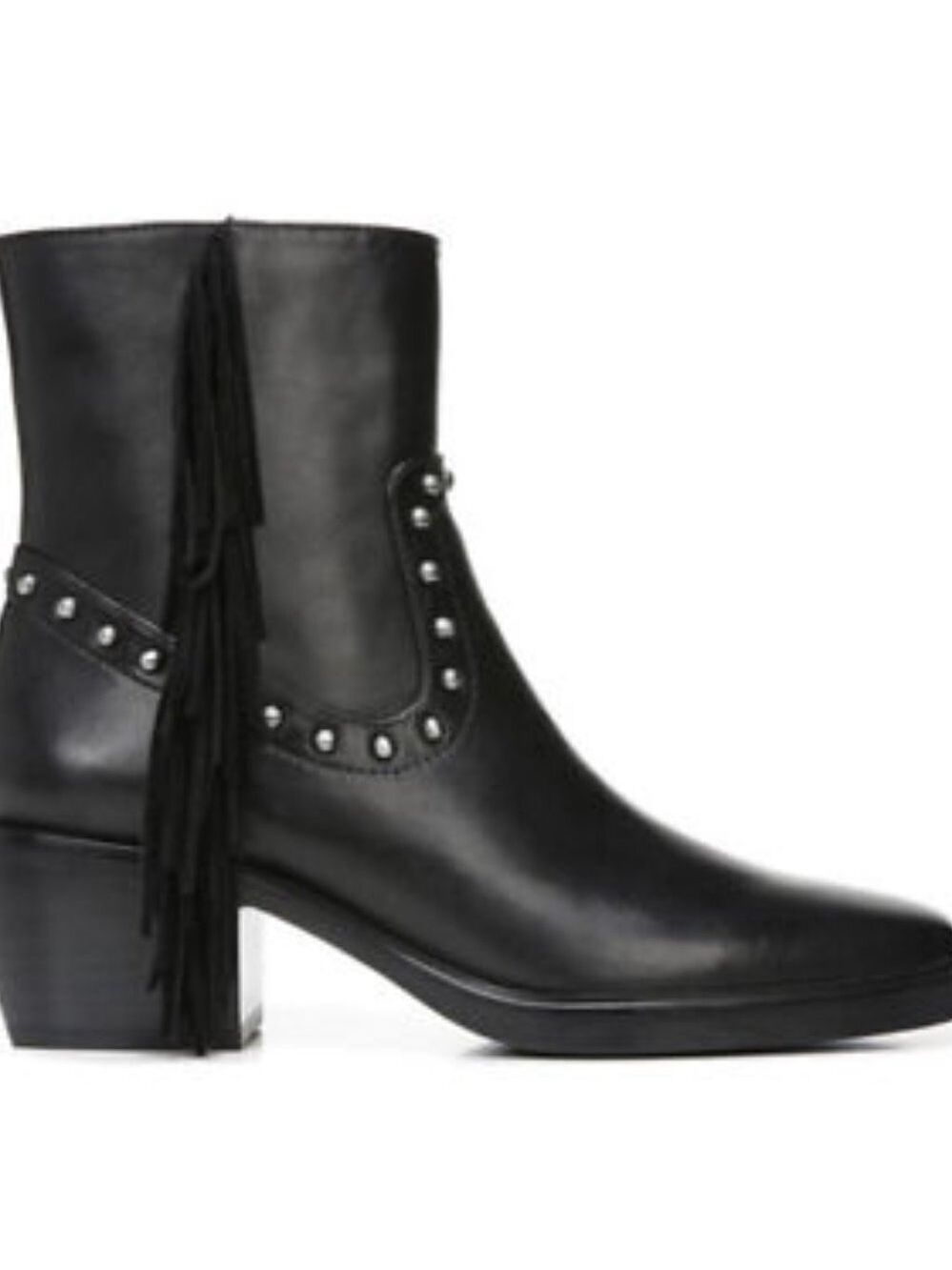 NWOB $200 Sam Edelman Bernie Fringe Bootie  Size 5 - Picture 3 of 10